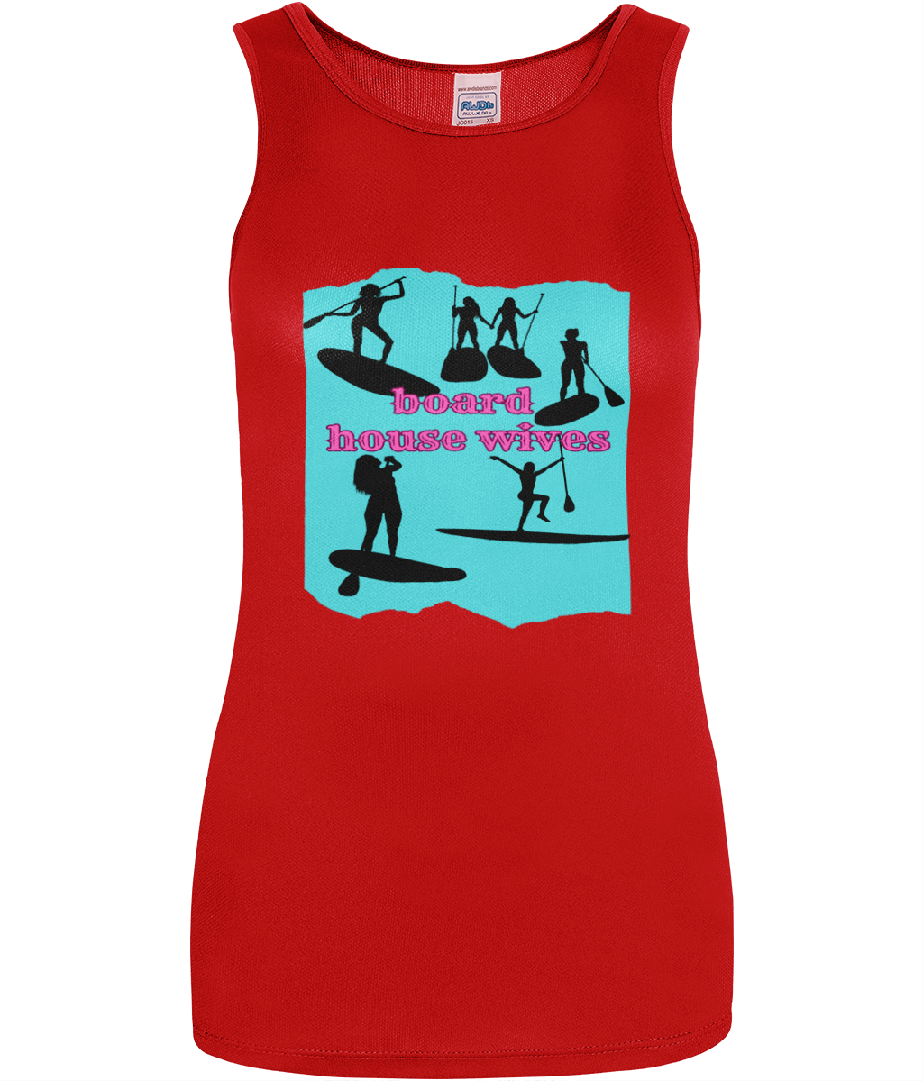 Board housewives Womens Just Cool Sports Vest