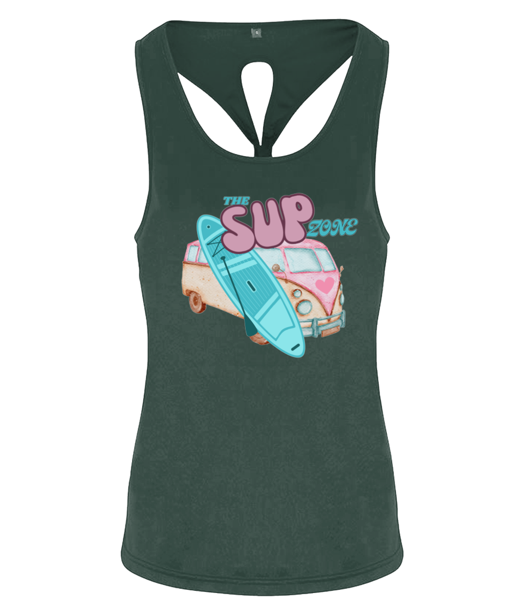 Supzone van Women's TriDri® Yoga Knot Vest