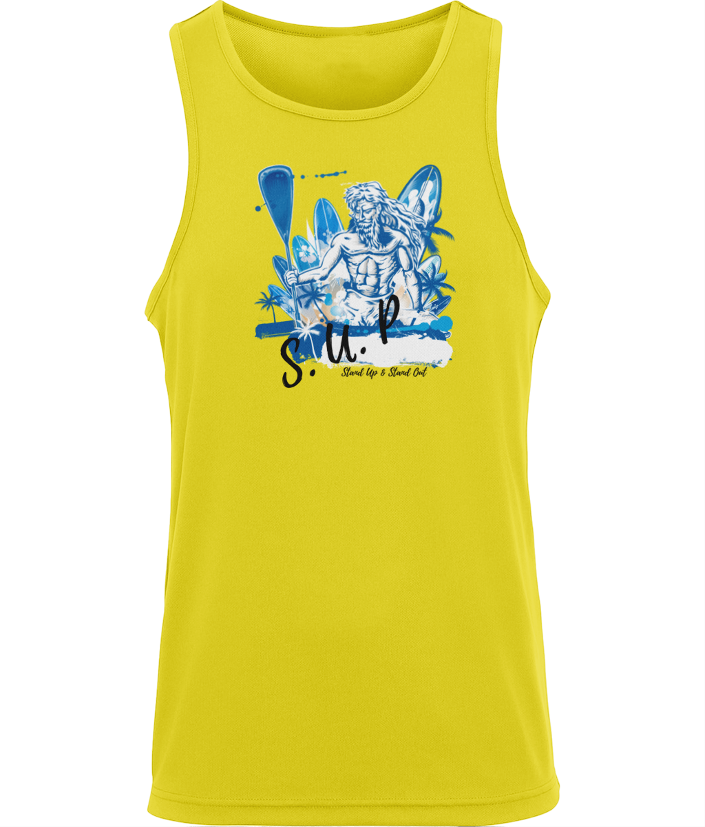 SUPgod Mens Just Cool Sports Vest