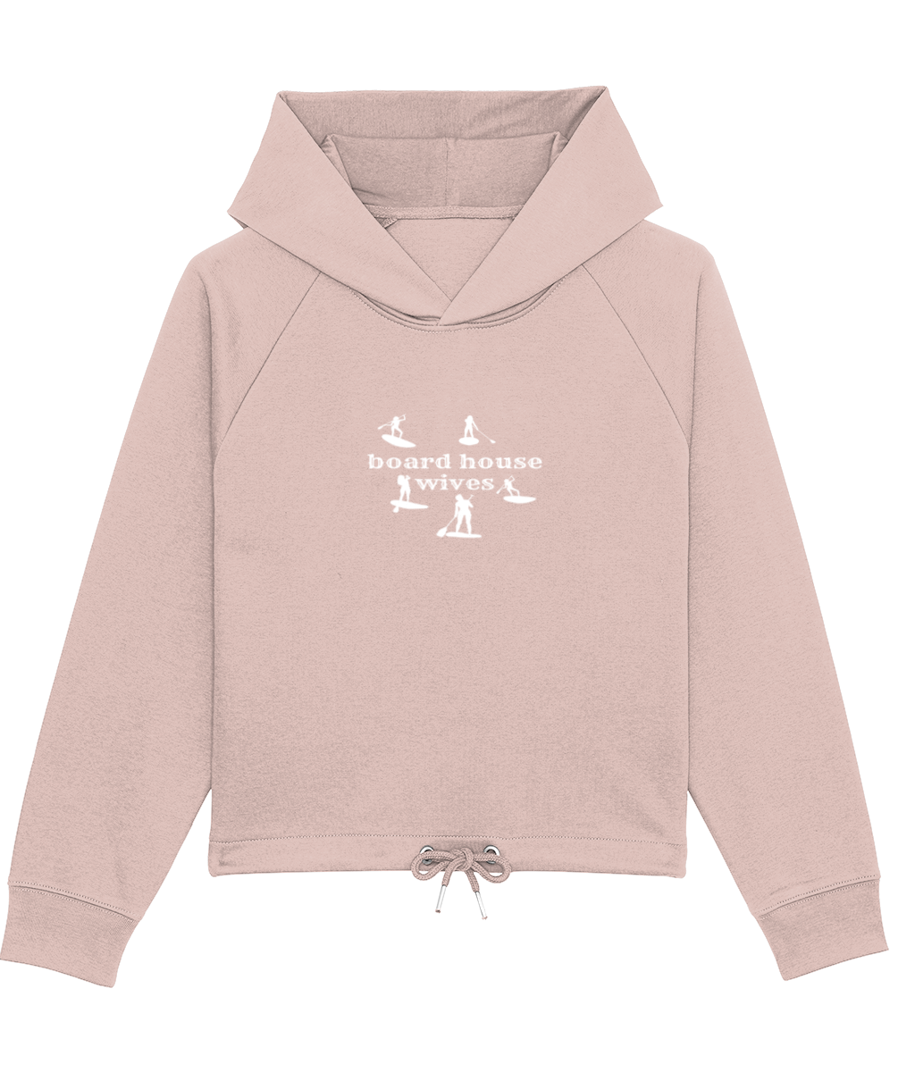 Board housewives on boxy fit hoodie by stella bower