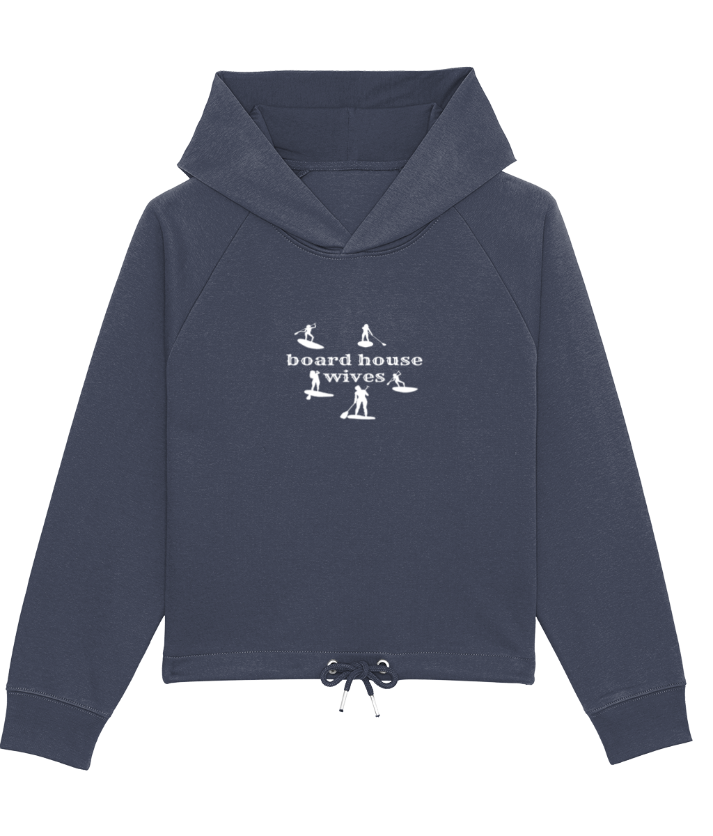 Board housewives on boxy fit hoodie by stella bower