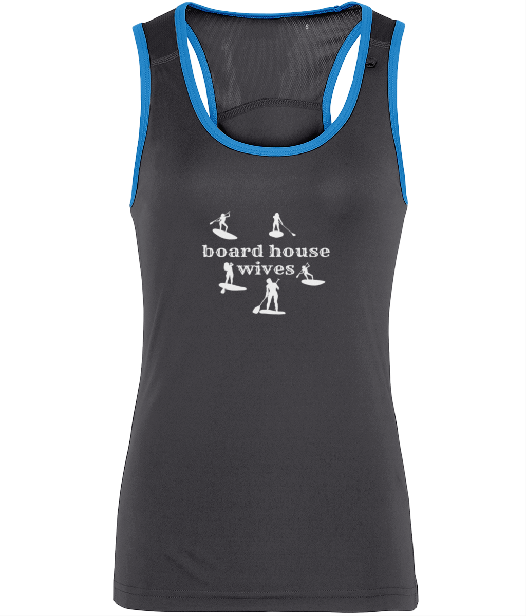 Board housewives Women's TriDri® Panelled Fitness Vest