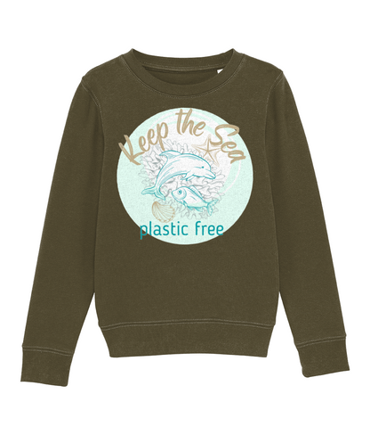 Keep the sea Plastic Free Mini Changer sweat shirt