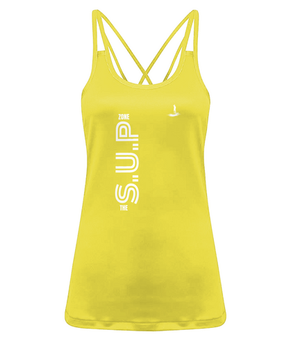 S.U.P Women's TriDri® 'Laser Cut' Spaghetti Strap Vest