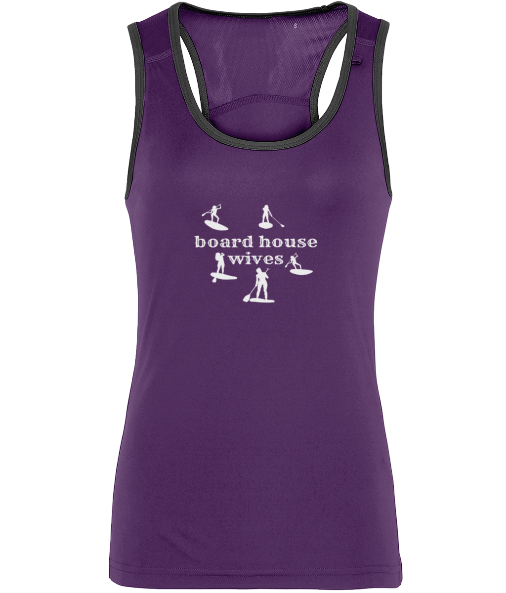 Board housewives Women's TriDri® Panelled Fitness Vest