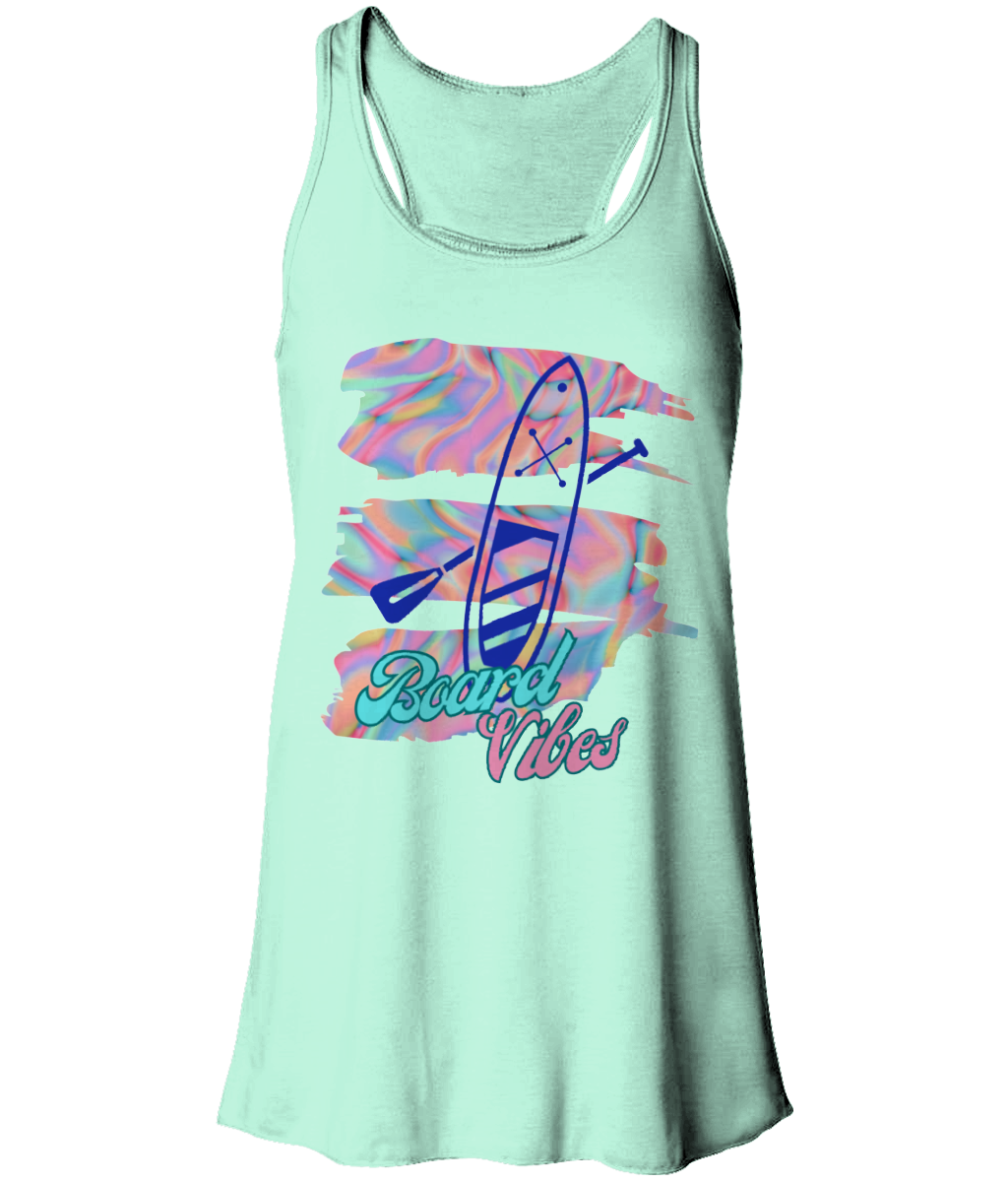 BoardVibes Flowy Racer Back Tank Top