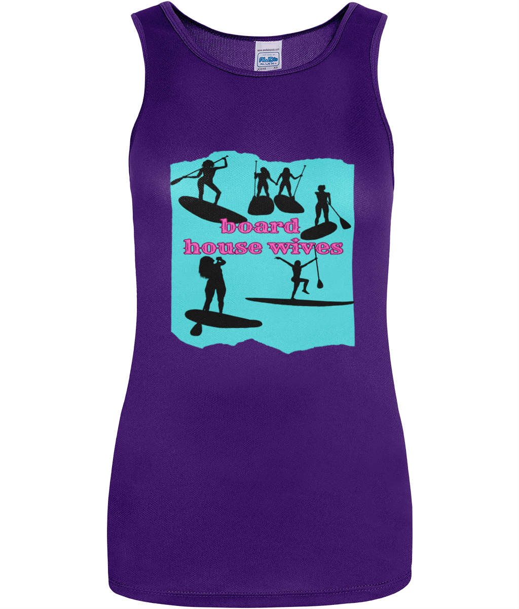 Board housewives Womens Just Cool Sports Vest