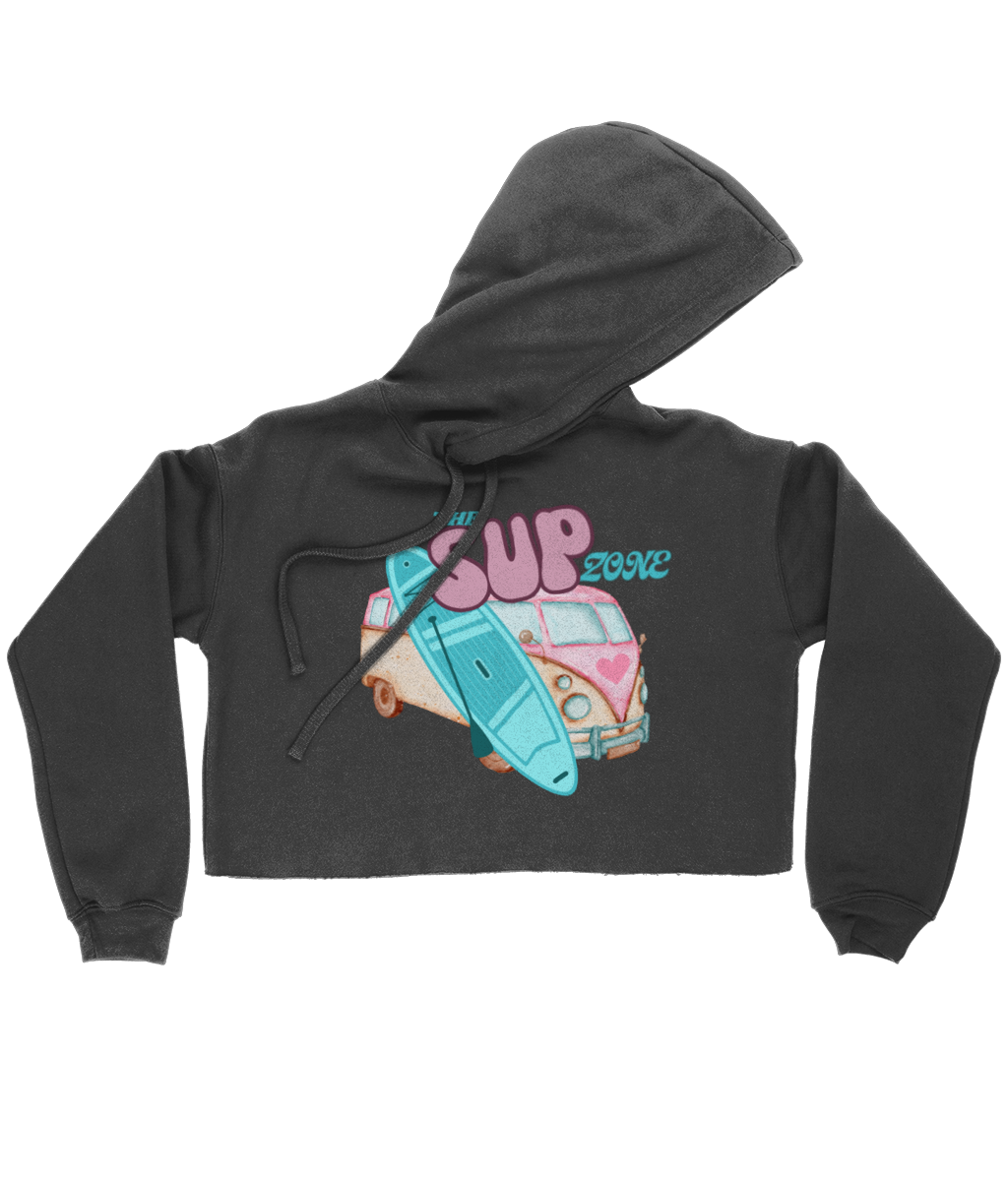 Supzone van Ladies Cropped Hoodie