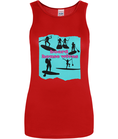 Board housewives Womens Just Cool Sports Vest