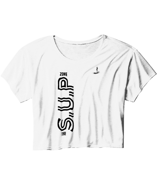 S.U.P Ladies Flowy Cropped T-Shirt