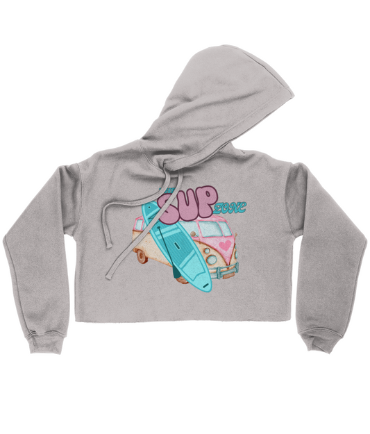 Supzone van Ladies Cropped Hoodie