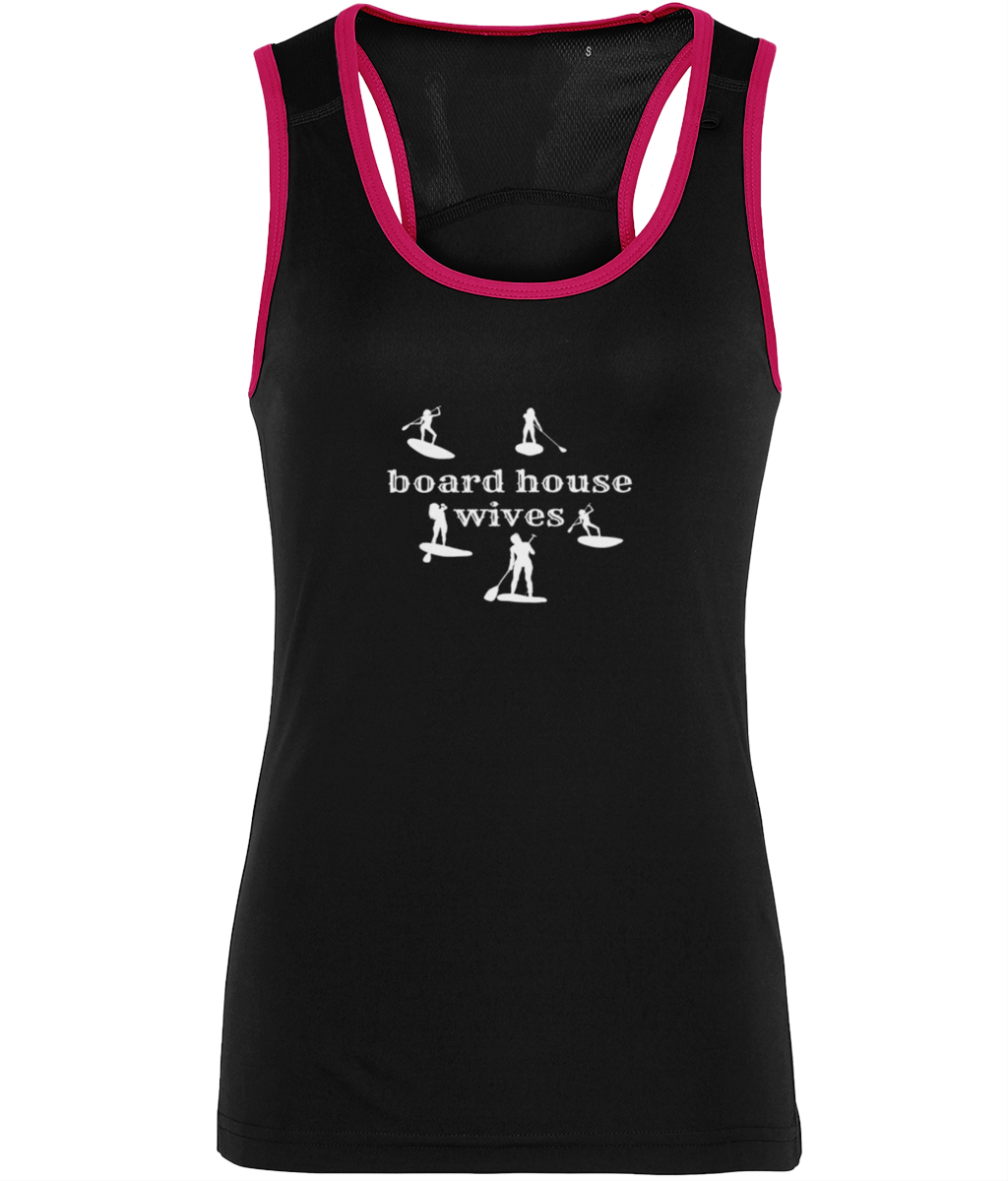 Board housewives Women's TriDri® Panelled Fitness Vest