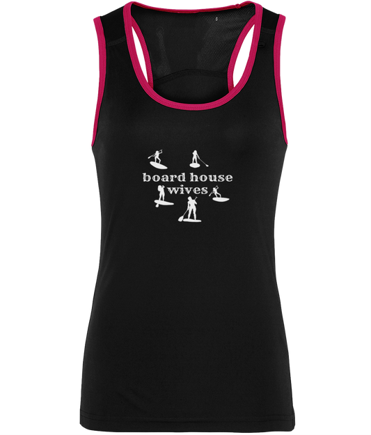 Board housewives Women's TriDri® Panelled Fitness Vest