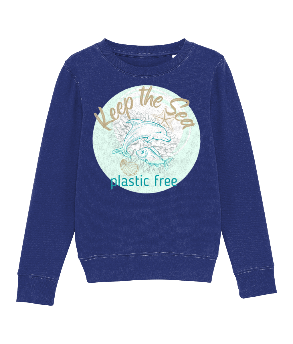 Keep the sea Plastic Free Mini Changer sweat shirt