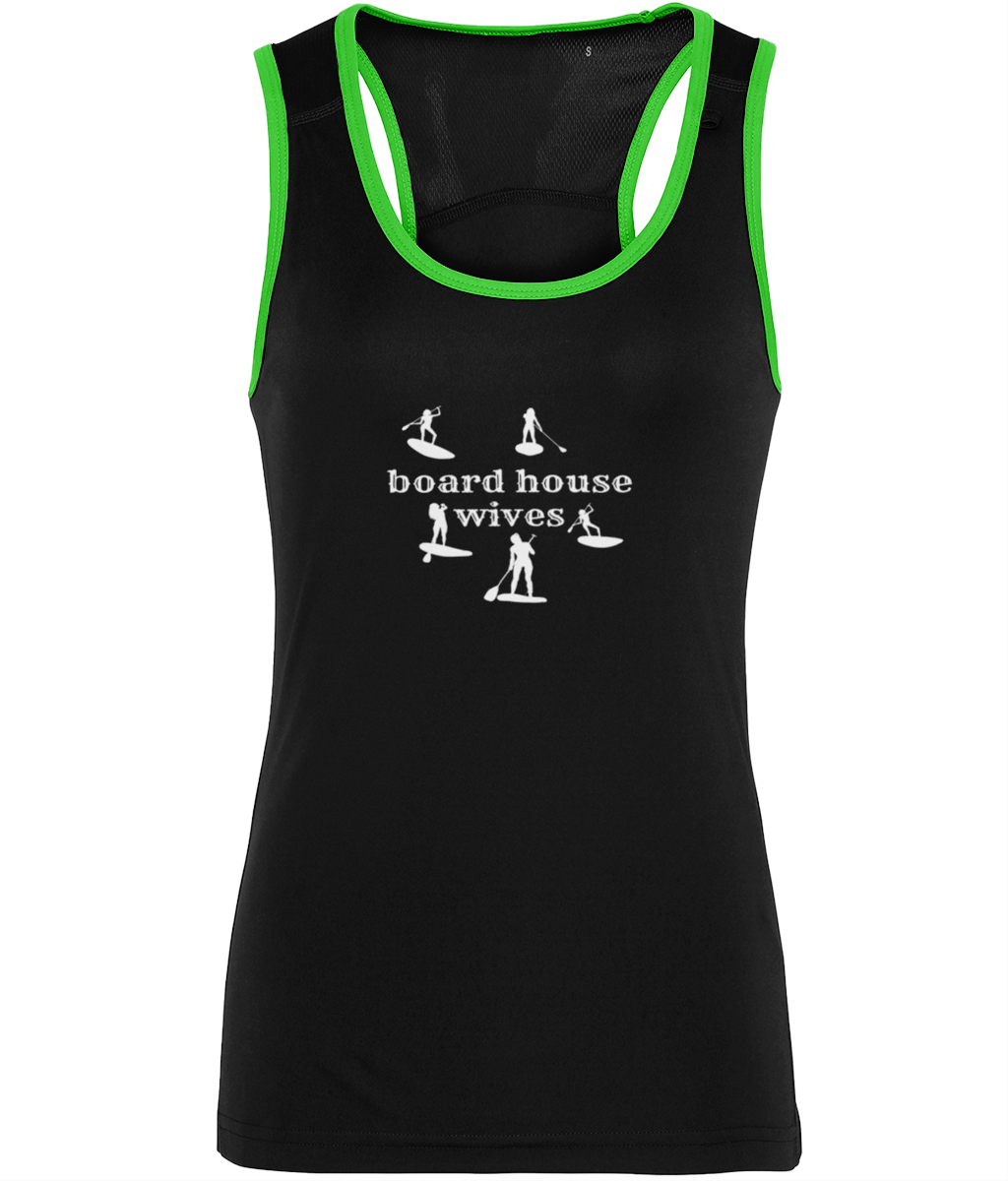 Board housewives Women's TriDri® Panelled Fitness Vest