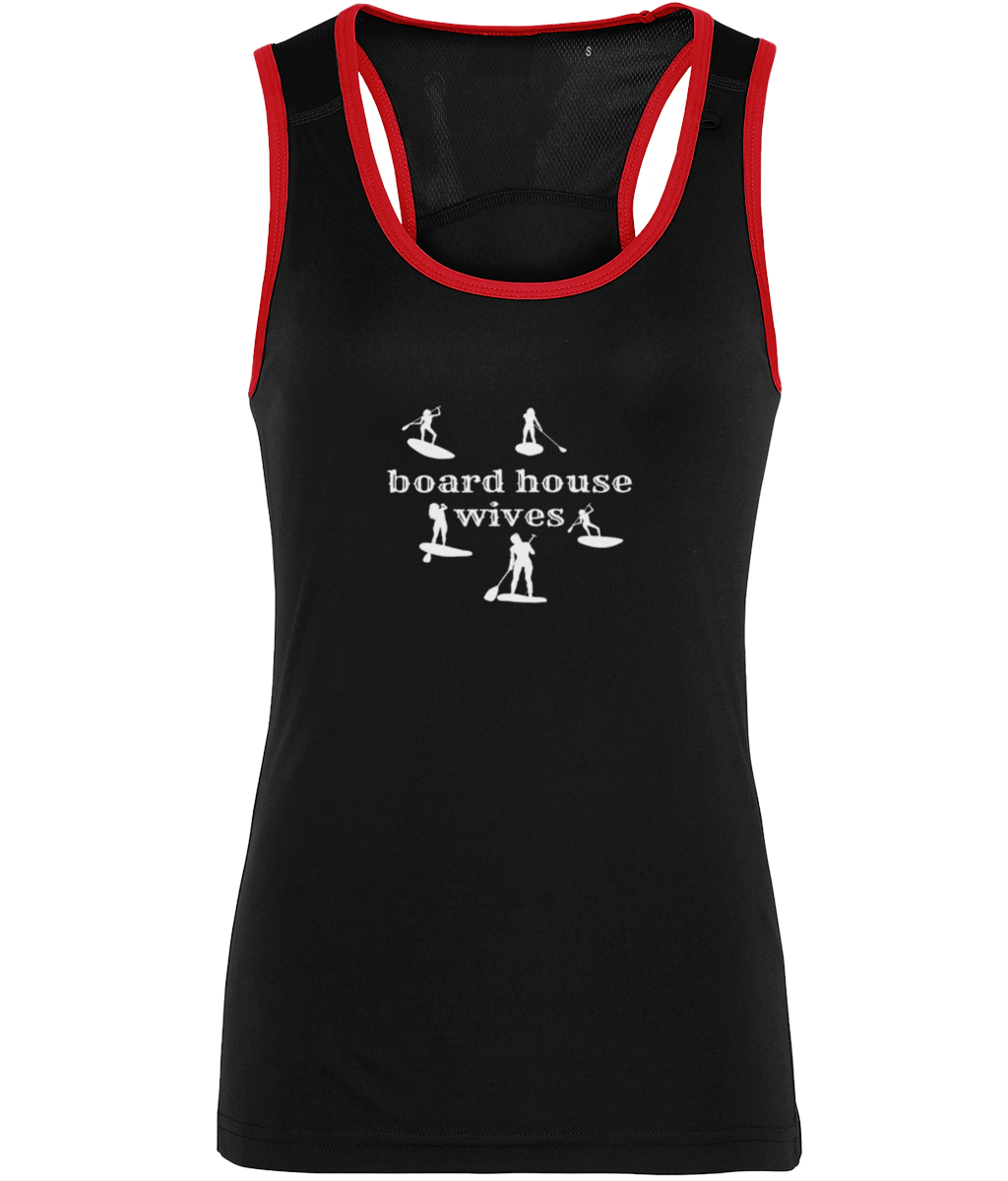 Board housewives Women's TriDri® Panelled Fitness Vest