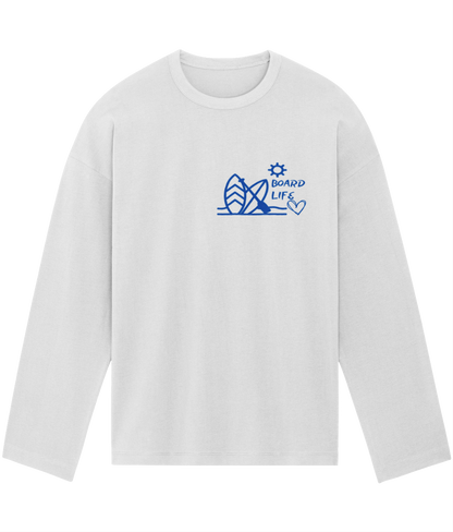Board Life Oversized Long Sleeve unisex T-shirt