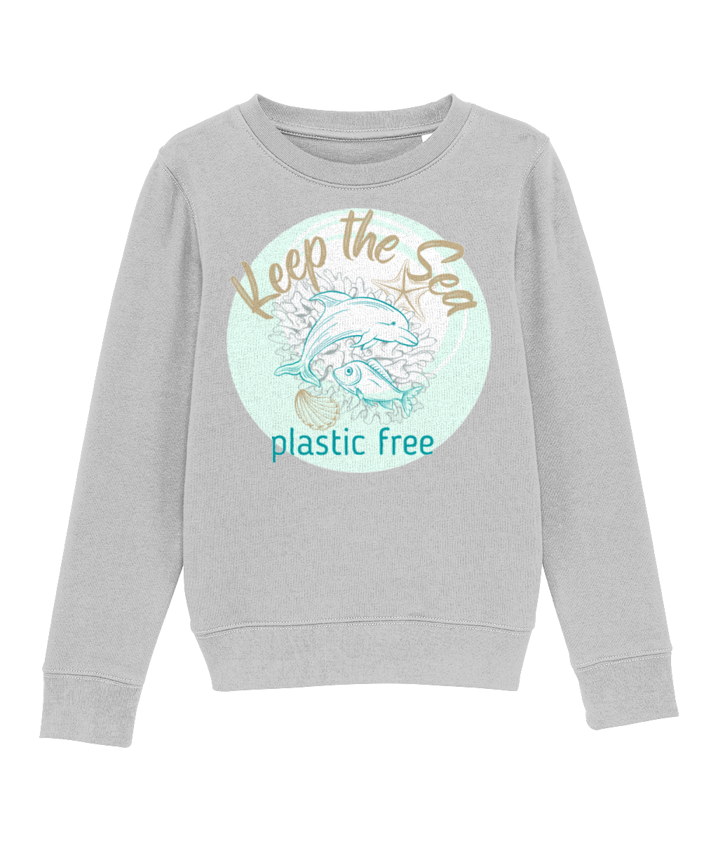 Keep the sea Plastic Free Mini Changer sweat shirt