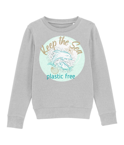 Keep the sea Plastic Free Mini Changer sweat shirt