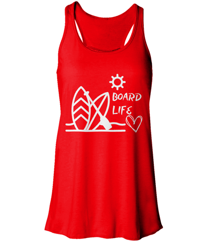 Board Life Flowy Racer Back Tank Top