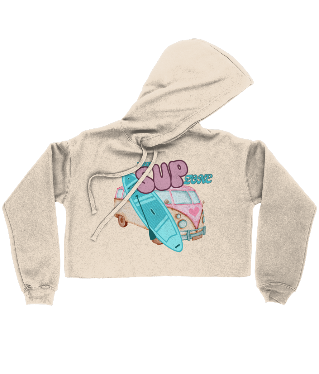 Supzone van Ladies Cropped Hoodie