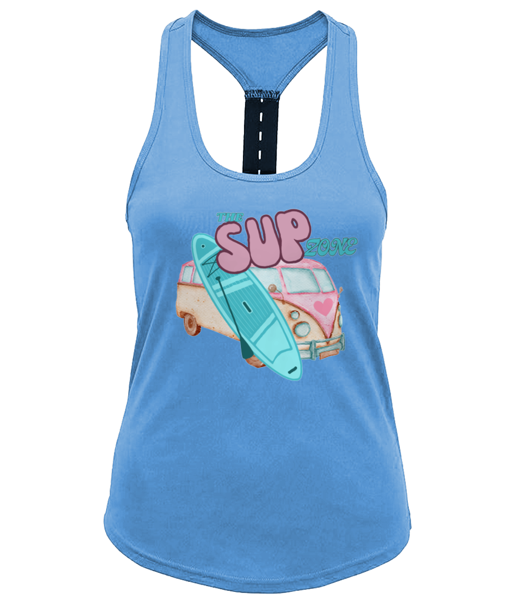 Supzone van Women's TriDri® Performance Strap Back Vest