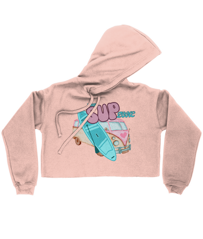 Supzone van Ladies Cropped Hoodie